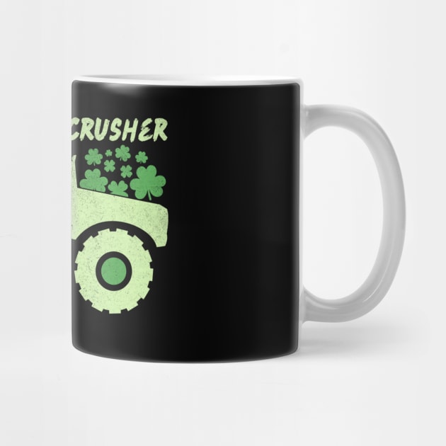 Shamrock Crusher St Patrick's Day Monster Truck Lover by The WYLD Tribe
